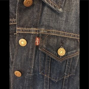 Levi’s Dark Denim Jean Jaxket size XS